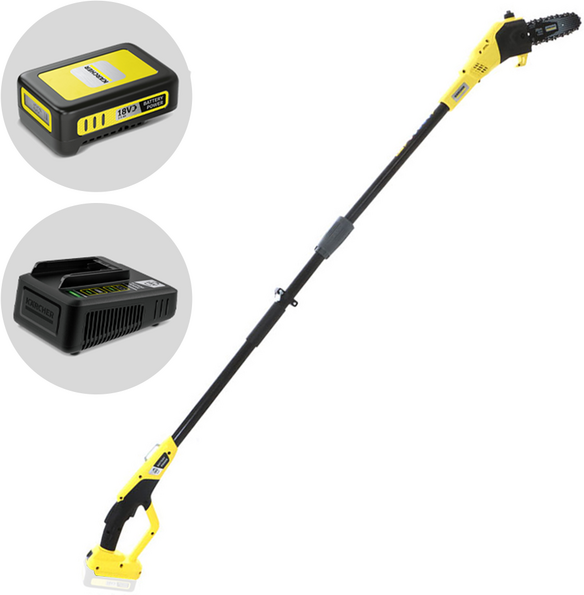 Karcher PSW 18-20 - Potatore a batteria con asta telescopica - 18V 2.5Ah