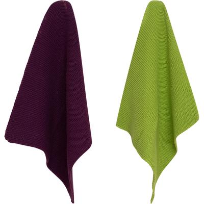 Spültuch PAD "MONTE", bunt (grün), B:30cm H:1cm L:45cm, Geschirrtücher, Stylischer Doppelpack, 100% Baumwolle, super weich im Griff