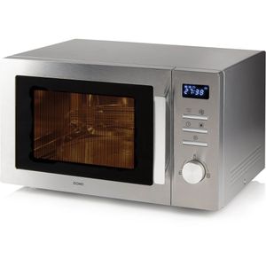 Domo Mikrowelle Kombi DO2334CG, mit Konvektion & 1100 W Grill, 1000 Watt, silber, mit Drehteller, Garraum 34 Liter