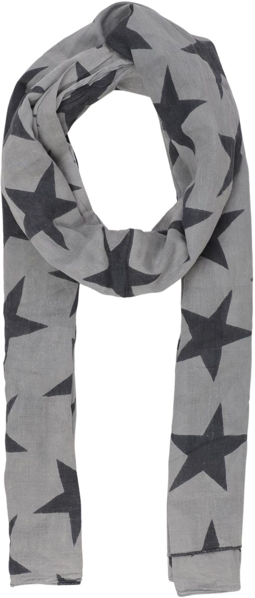 Oui Damen Schal oder Tuch, Grau, kein / Etikett - Second Hand