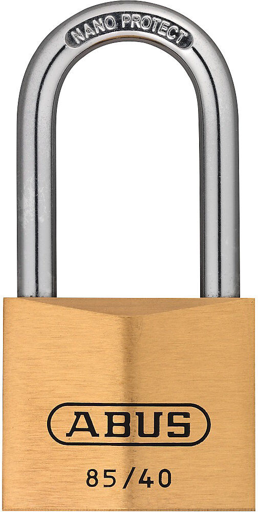 Vorhängeschloss, 85/40HB40, VE 3 Stk, Messing ABUS