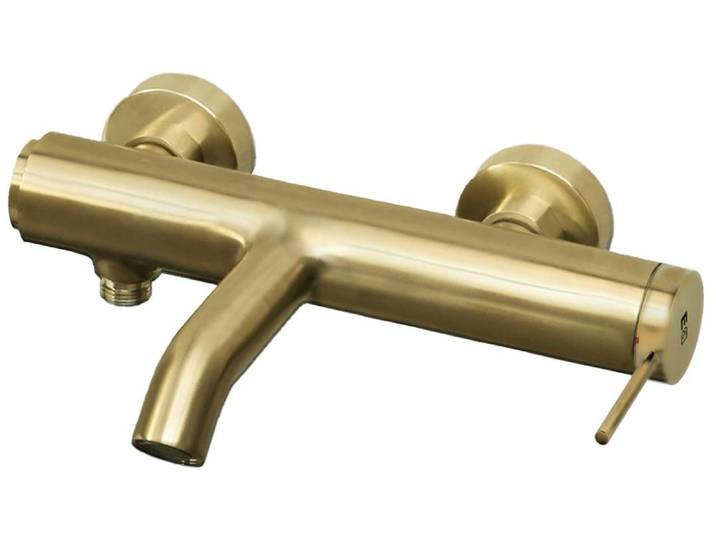 Luisa mitigeur bain-douche mécanique or brossé Essebagno