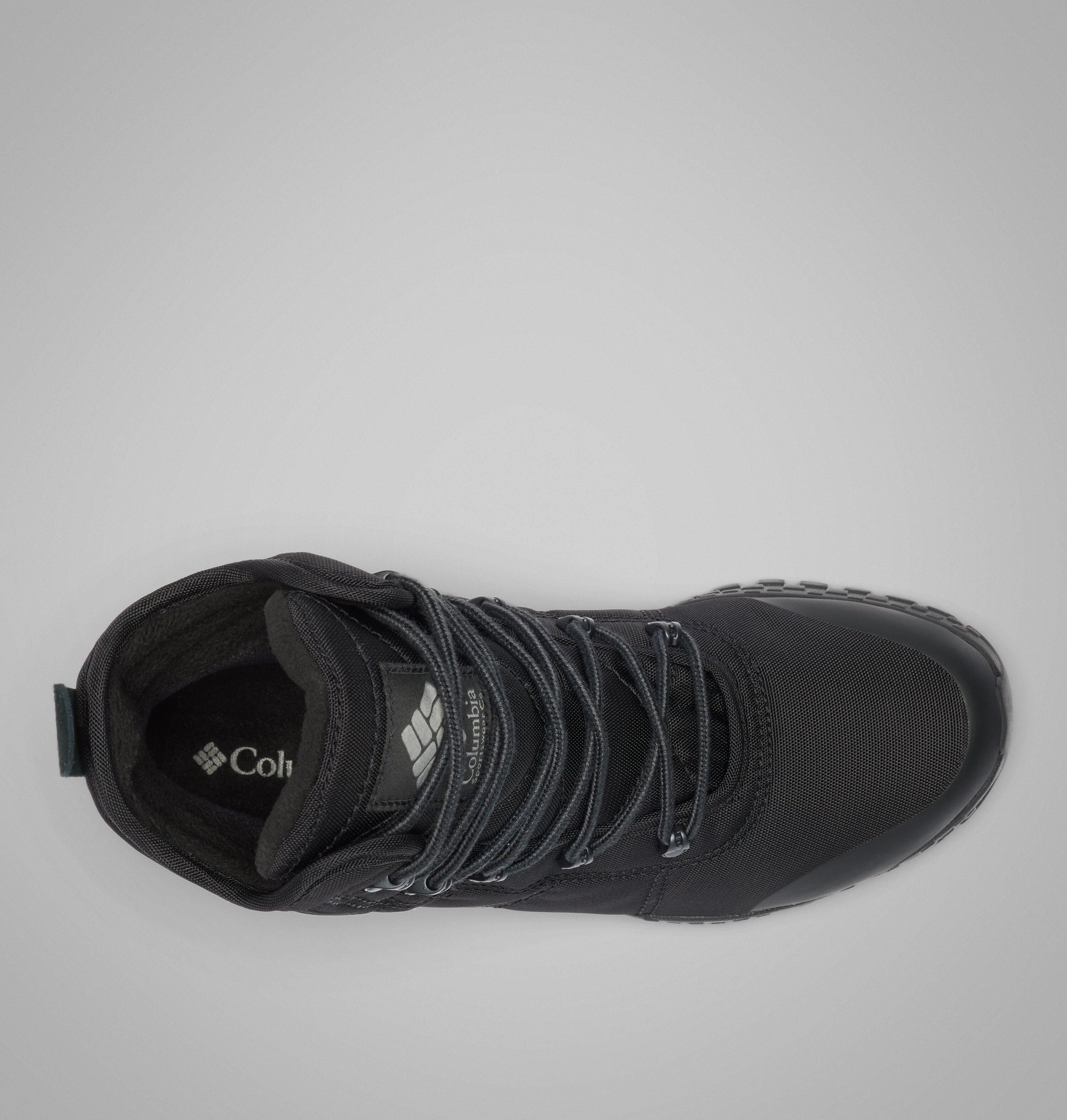 Winterstiefel COLUMBIA "FAIRBANKS™ OMNI-HEAT™", Herren, Gr. 48, atmungsaktiv, schwarz, titanium ii, Leder, Synthetik, Textil, Schuhe Winterstiefel, wasserdichtes Design, wärmende Ausstattung, knöchelhoch schwarz, titanium ii 48, atmungsaktiv