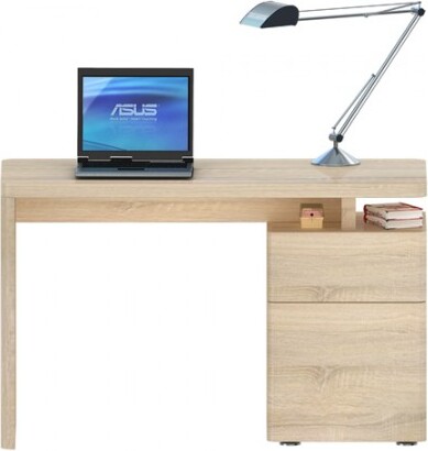 Jahnke Schreibtisch CU-LIBRE 120 Computertisch Eiche Sägerau