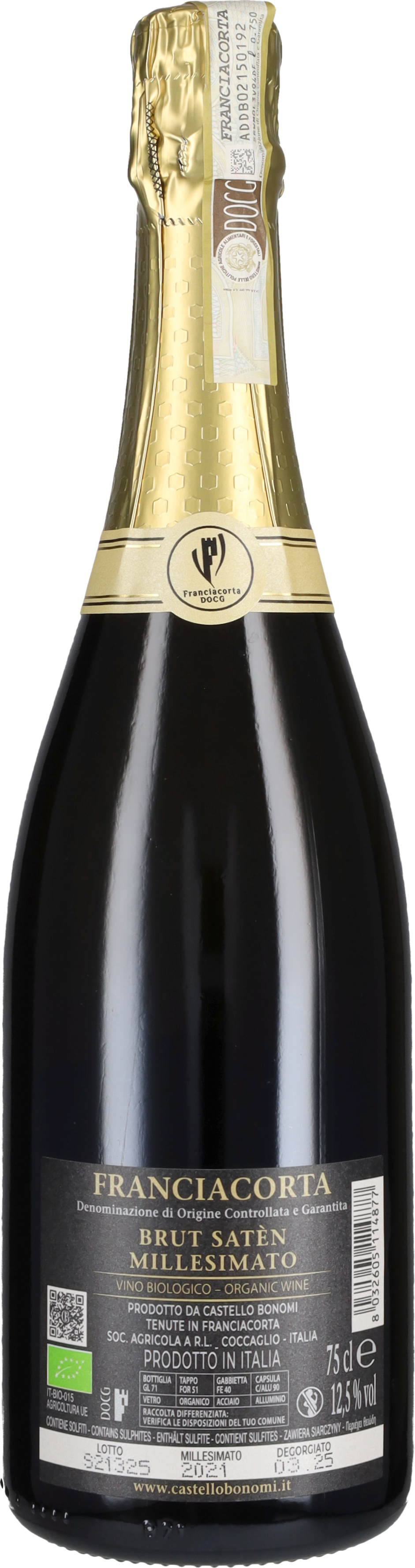 Franciacorta Brut Saten Castello Bonomi 2021
