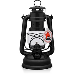 Feuerhand Sturmlaterne Baby Special 276 Mattschwarz