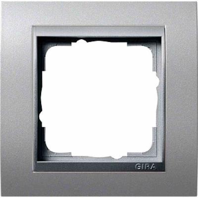 Gira Event Rahmen, 1f, aluminium, Kunststoff, Unterputzmontage, Thermoplast, 021136