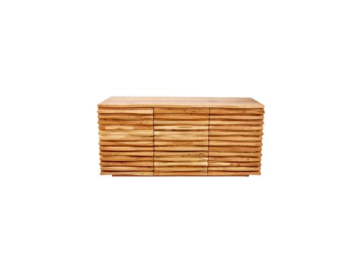 Massivholz Sideboard „Relief“ Akazie Natur Invicta Interiors