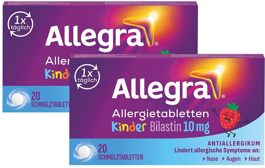 Allegra Allergietabletten für Kinder – Schmelztabletten