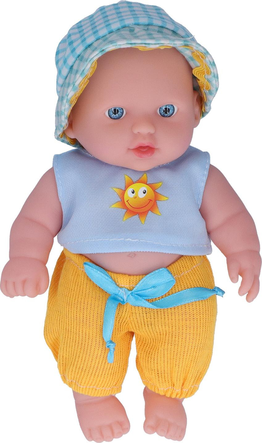 Gistuch Reborn-babypop, levensechte blauwe meisjespop van vinyl, 20 cm