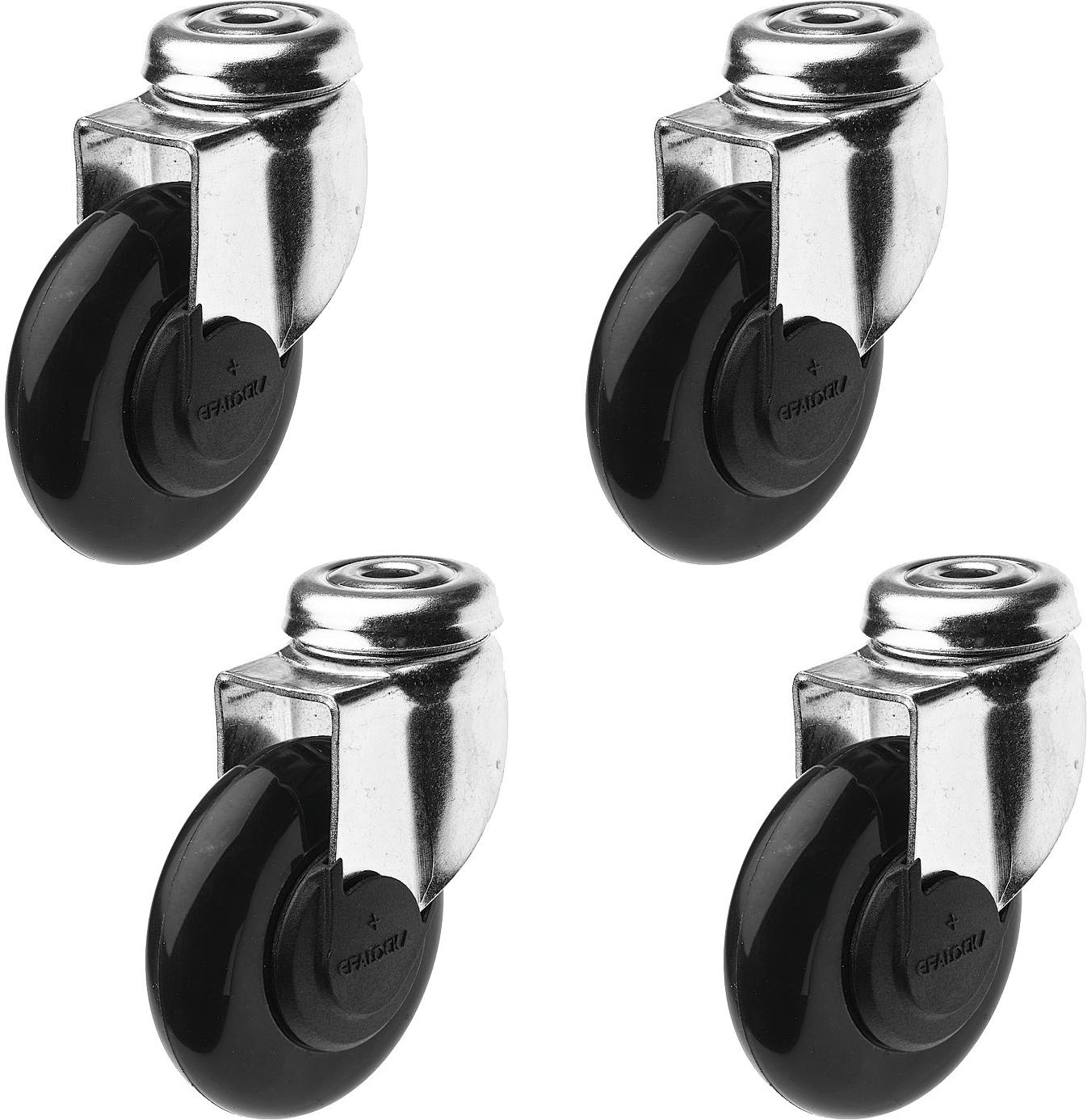 Efalock Clic Tec Rolle silber 4er Piccolo 7841226401