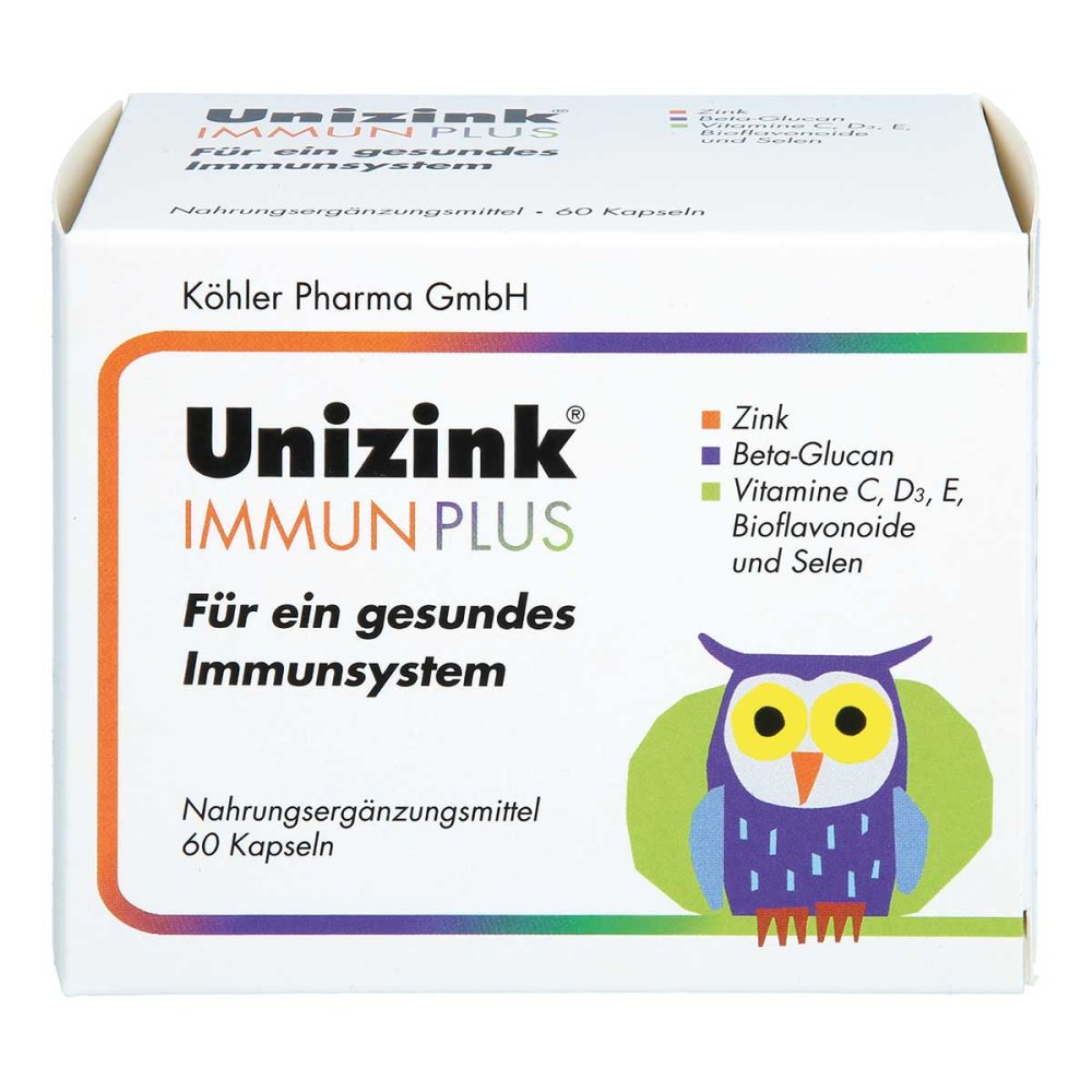 Köhler Pharma GmbH Unizink Immun Plus Kapseln 05489336