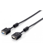 equip VGA/VGA 20m VGA D-Sub Schwarz VGA-Kabel Extension Cable M/F (118806)