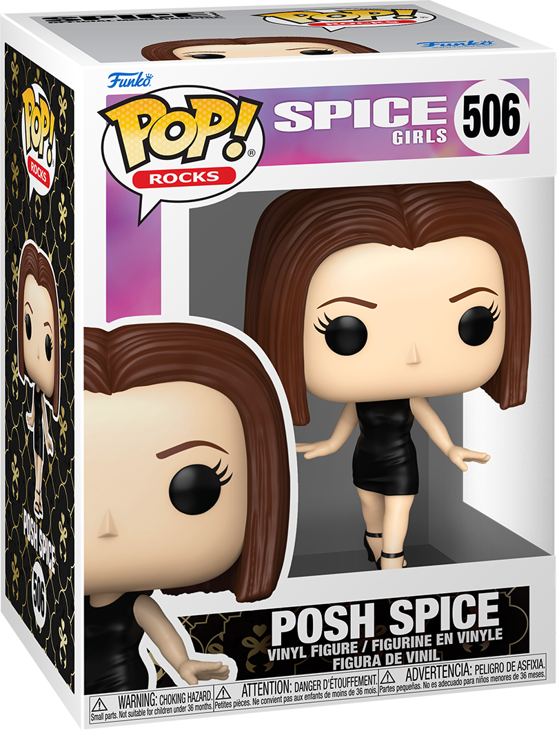 Funko Pop! Rocks Spice Girls Posh Spice Vinyl Figure No. 506, 10.7 cm Tall, Officially Licensed Collectible