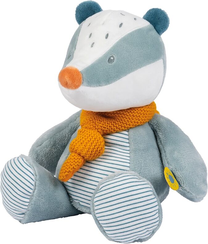 Nattou Peluche tejón colección Felix&amp;Leo. Azul