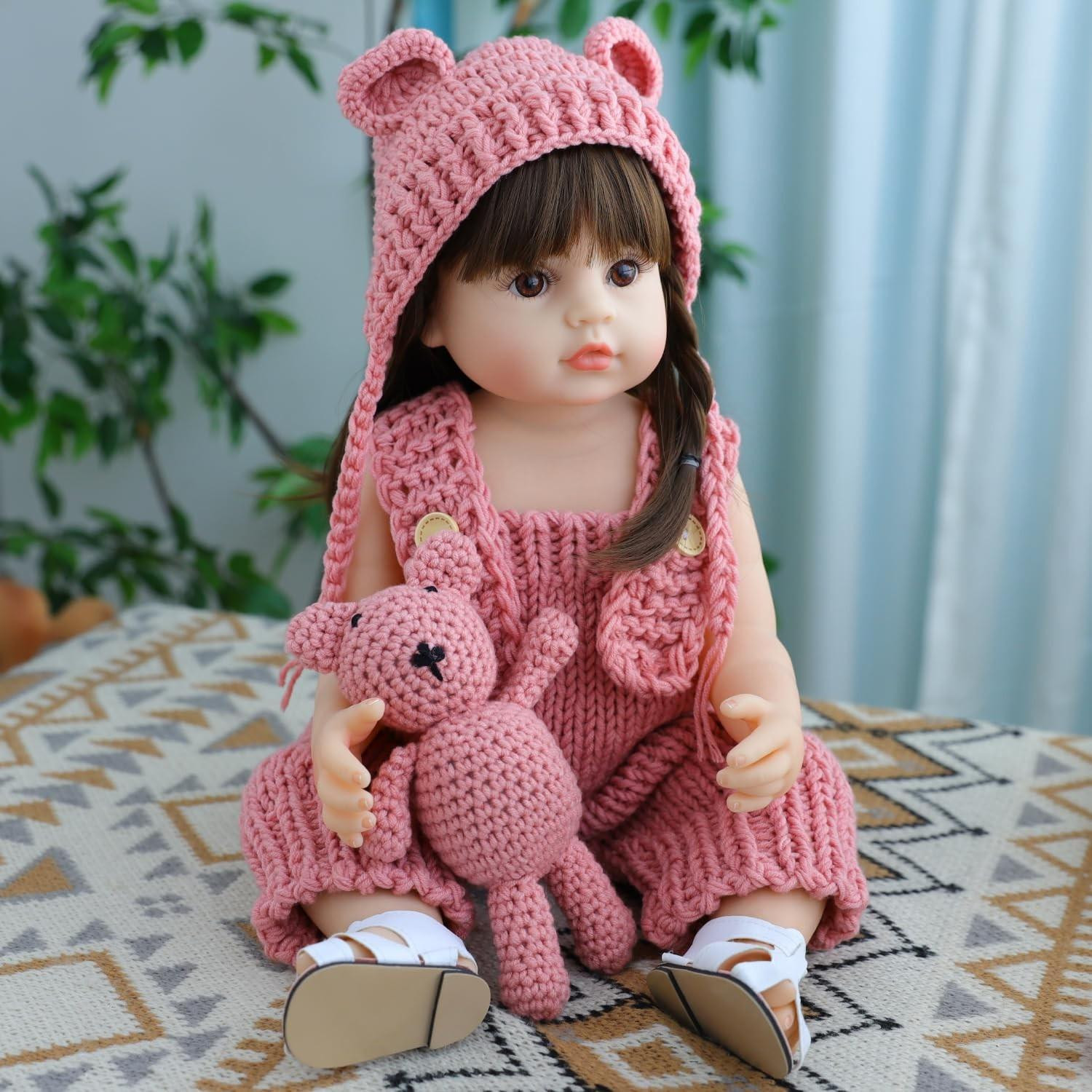 Lifelike Reborn Baby Pop van Volledig Silicoon