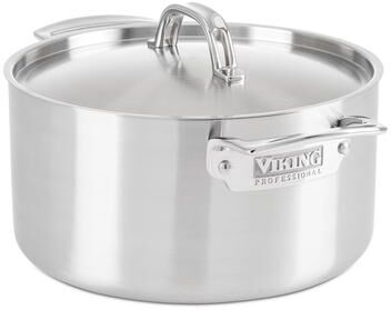 Viking Professional 5-Ply 6.0 Qt., 5.7 l. Stock Pot, Satin Finish
