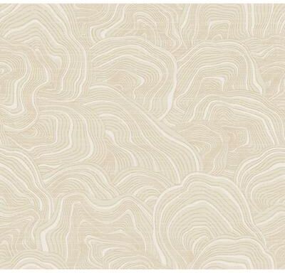 Ronald Redding Geodes Cream Wallpaper
