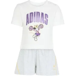 ADIDAS Kinder Sportanzug DISNEY MINNIE MOUSE SET, Größe 104 in Weiß Weiß