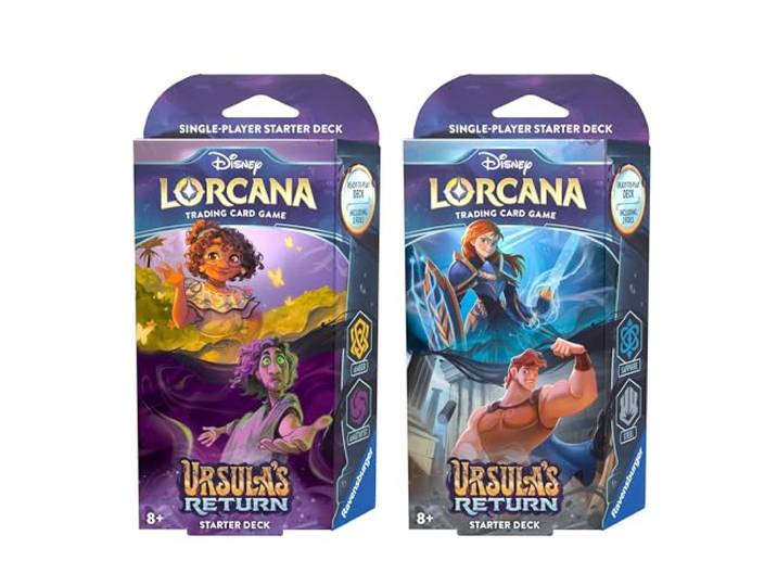 Disney Lorcana Trading Card Game: Set 4 - Display mit 8 Starter Decks (Englisch)