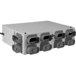 Wolf Luftverteiler DN125 für CWL-F-150 6 Stutzen 50x100 mit 3 Rohrkappen