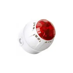 Compro Chiasso 100 Razor LED-Blitzlicht-Sirene, weiß/rot Deep Ba