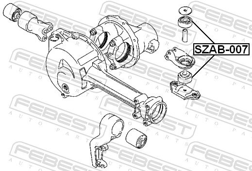 Febest Lagerung, Differential Szab-007 Hinterachse Für Suzuki