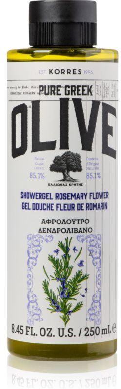 Korres Pure Greek Olive & Rosemary Flower refreshing shower gel 250 ml