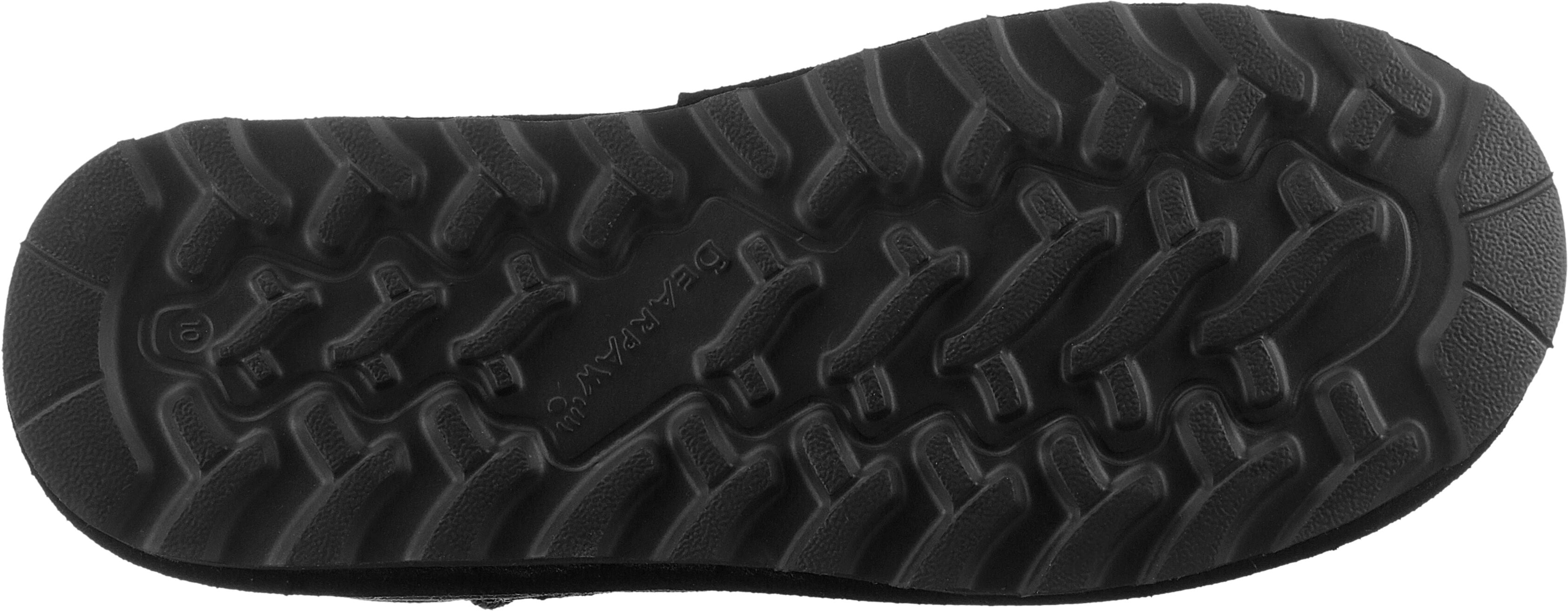Winterboots BEARPAW "Alyssa", Damen, Gr. 42, wärmend, schwarz, Veloursleder, Schuhe Winterboots, Schlupfstiefel mit wasserabweisender NeverWet Imprägnierung