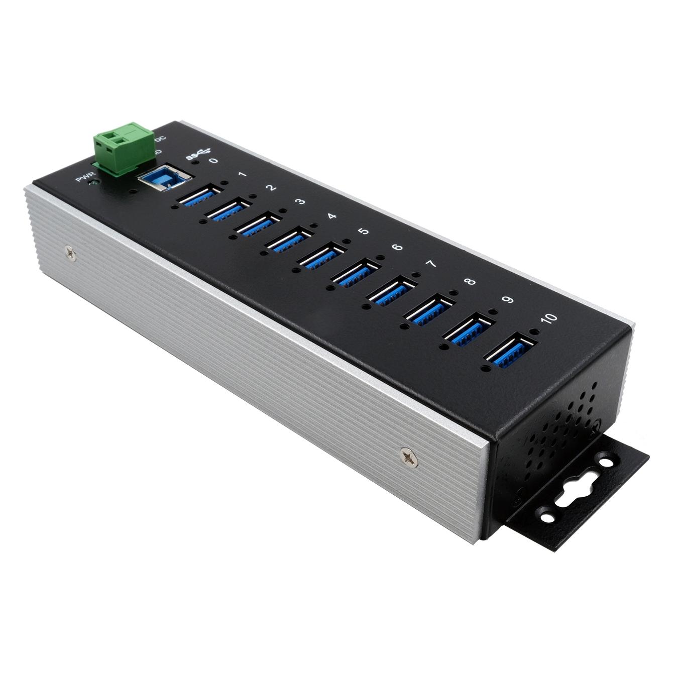 Exsys EX-1110HMVS-WT (USB-B, 10 Ports) (EX-1110HMVS-WT)