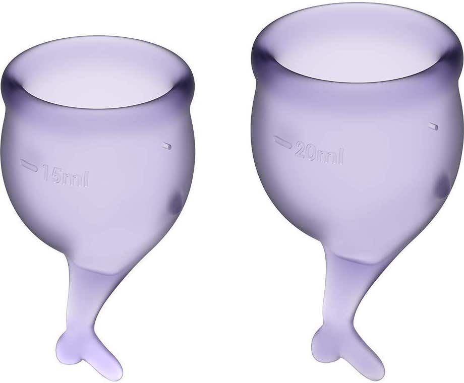 SATISFYER Feel Secure Copa Menstrual Lila 2 uds
