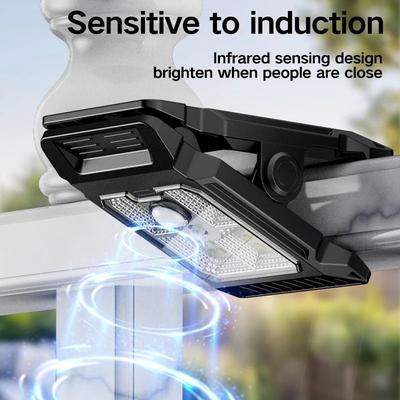 Uplifted Goods Solar Powered Multifunctional Outdoor Clip On Lamp 4pcs