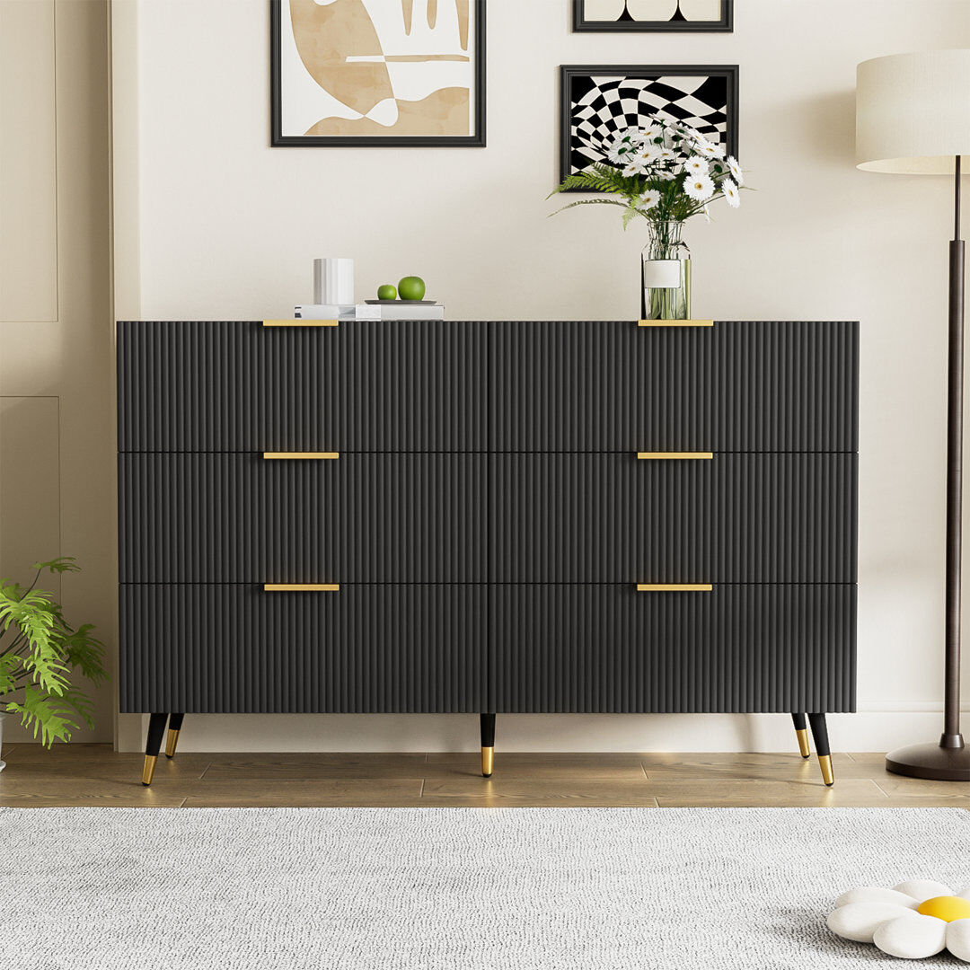 Fairmont Park 120 cm W Sideboard Black 77cm H X 120cm W X 40cm D