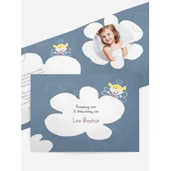 Einladungskarten Kindergeburtstag selbst gestalten mit Spruch und Fotos im Onlinedesigner bei Meine-Kartenmanufaktur.de
