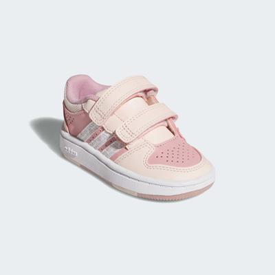Sneaker ADIDAS SPORTSWEAR "ADIDAS DISNEY PRINCESS HOOPS CLASSIC", Mädchen, Gr. 27, rosa (supplier colour, ftwr weiß, supplier colour), Synthetik, Schuhe Sneaker, für Kinder