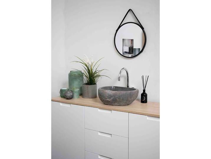 Objet déco Osiek 35 x 15 x 40cm Gris