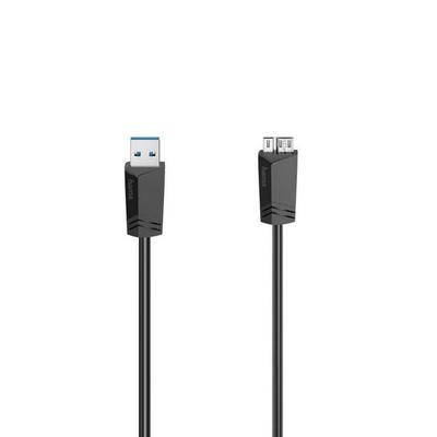 Hama USB-Kabel USB 3.0 0.75m Schwarz 00200626