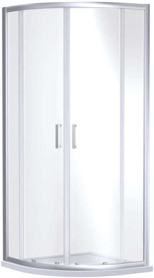 Nuie Rene 1900 x 800 x 800mm Quandrant Shower Enclosure Chrome 190cm H X 78cm W X 78cm D