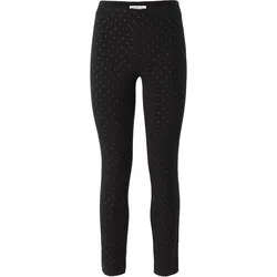 Tchibo - Gepunktete Stretchhose - Damen - Gr. 40 - schwarz/gepunktet