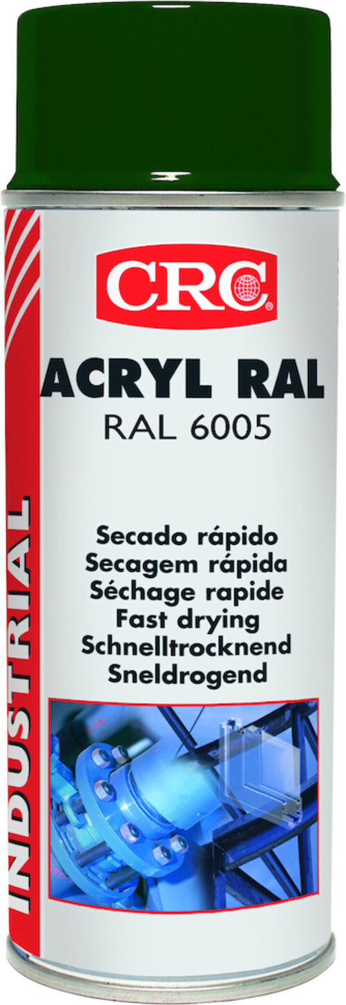 CRC Farb-Schutzlack-Spray ACRYL RAL moosgrün glänzend 6005 400 ml Spraydose ; CRC Industries (31077-AA)