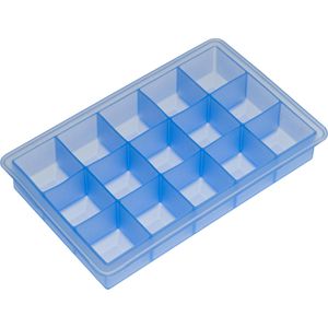 Lurch Eiswürfelform 00010450, Eiswürfelformer, eisblau, 15 Würfel