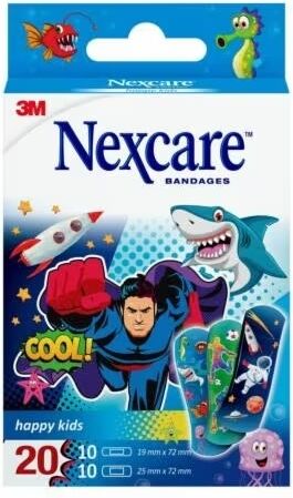 3M Nexcare Cer Happy Kids Cool20p