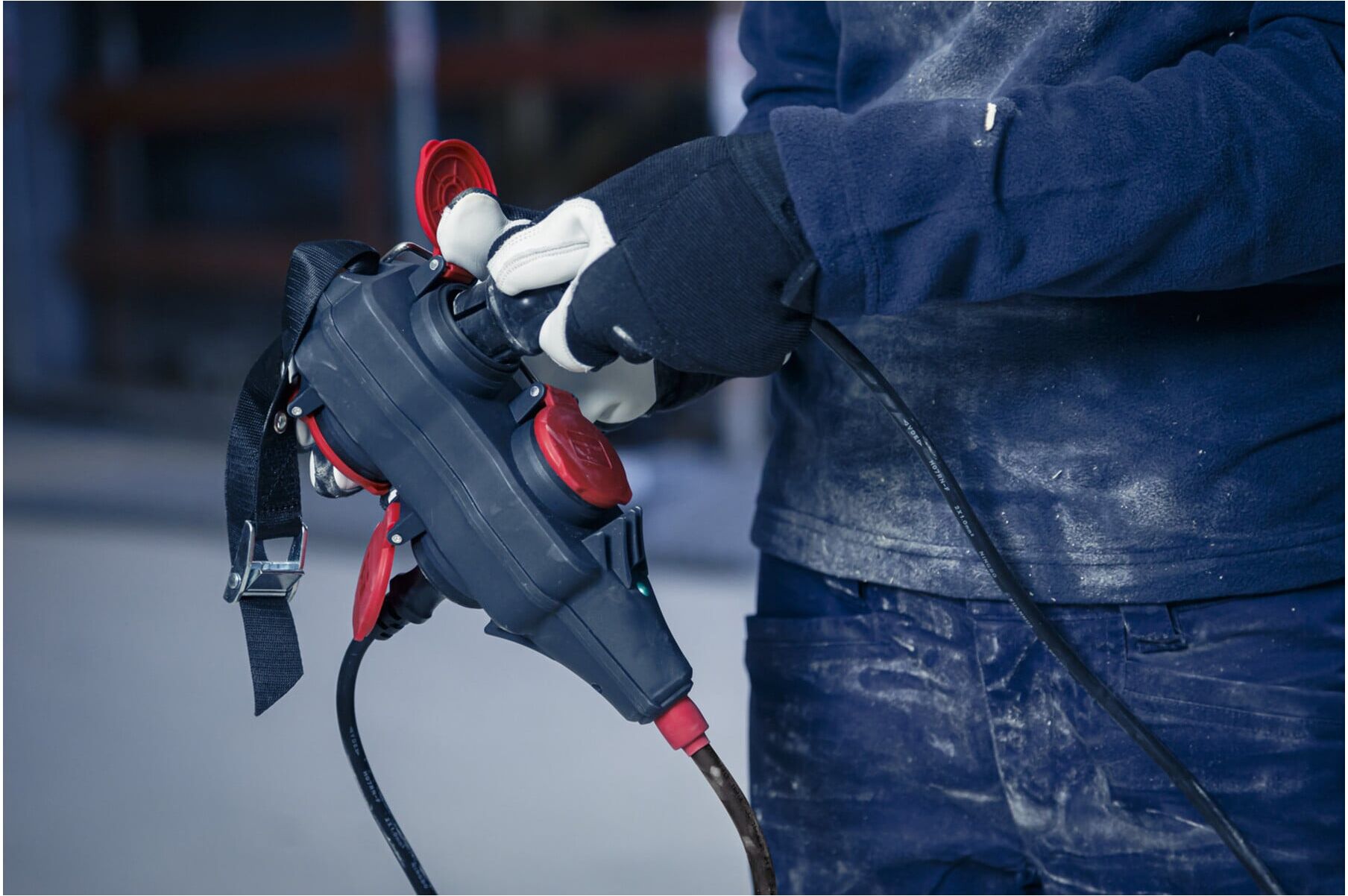 Brennenstuhl Professional Baustellen-Kabeltrommel mit Powerblock KC 3200 5 IP44, 33+5m H07RN-F 3G2,5 (9212380110)