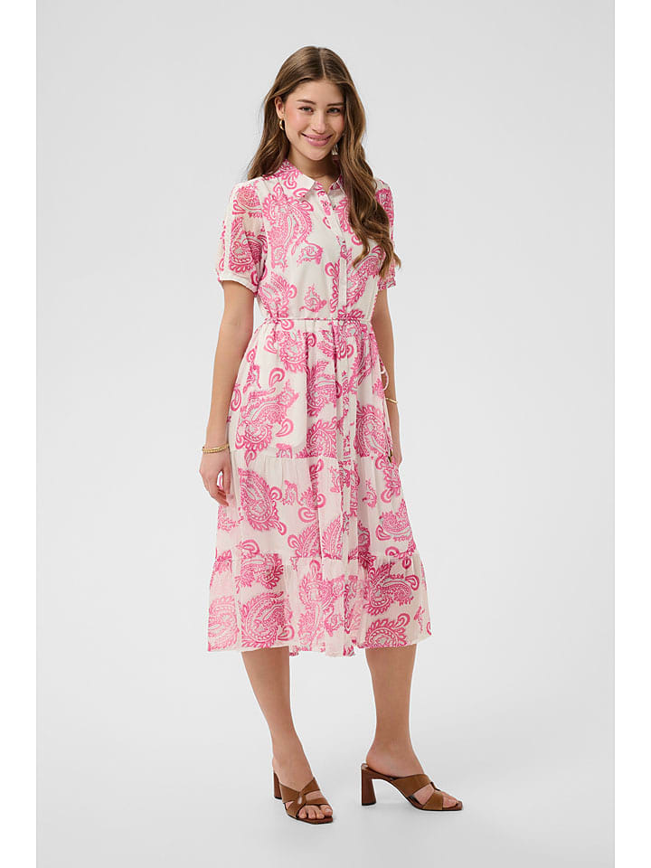 Kaffe Kleid in Creme - 46