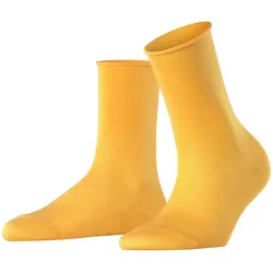 FALKE Damen Socken Active Breeze - Uni, Rollbündchen, Lyocell Faser Gelb / 39-42