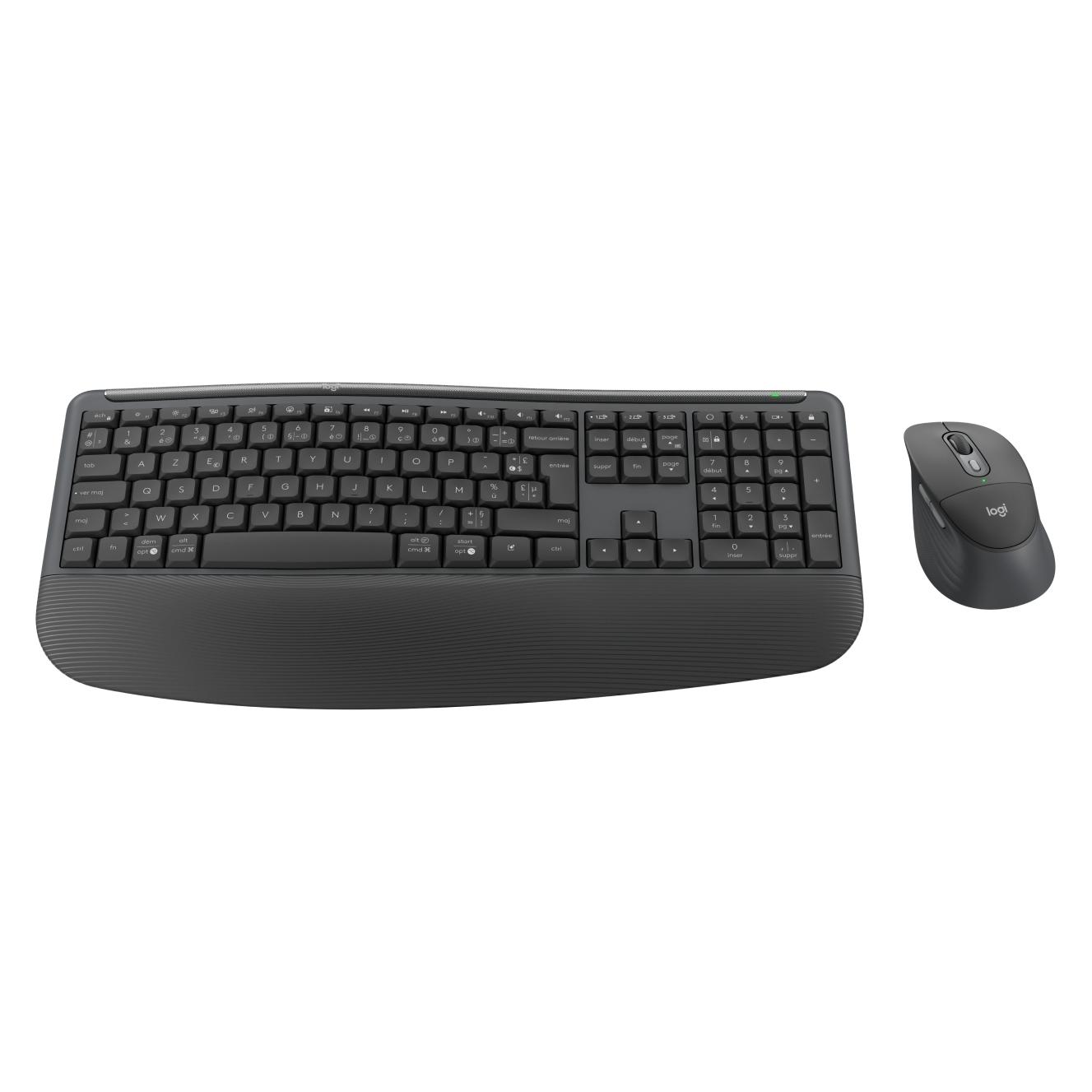 Logitech MK880 For Business - GRAPHITE (FRA) (DE, Kabellos) (920-014048)