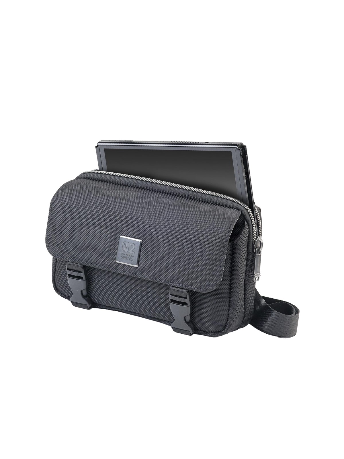 BigBen Interactive Official Horizontal Bag - Black (Nintendo Switch 2/Nintendo Switch) - Miscellaneous Zubehör für Spielkonsole - Nintendo Switch