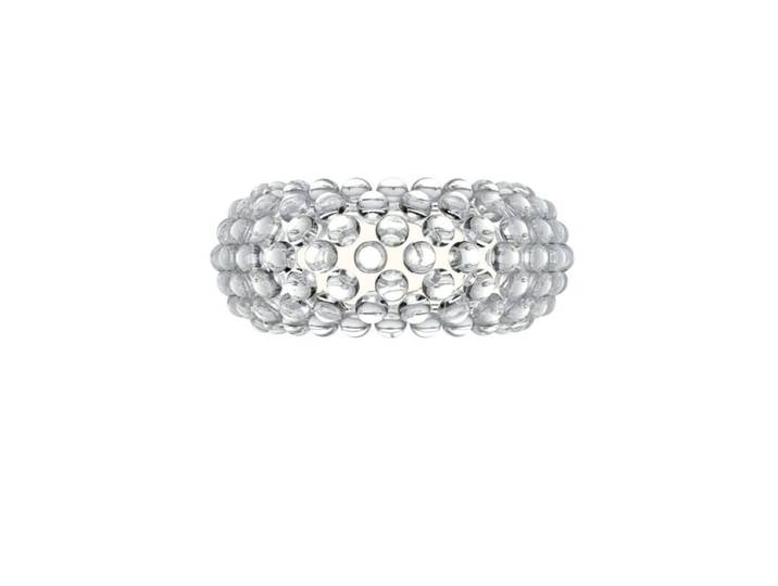 Foscarini Wandleuchte Caboche Plus, glamouröses Design, Glaskug