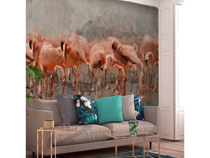 Papier peint intissé Flamingo Lake 250 x 175cm 250 x 175 cm