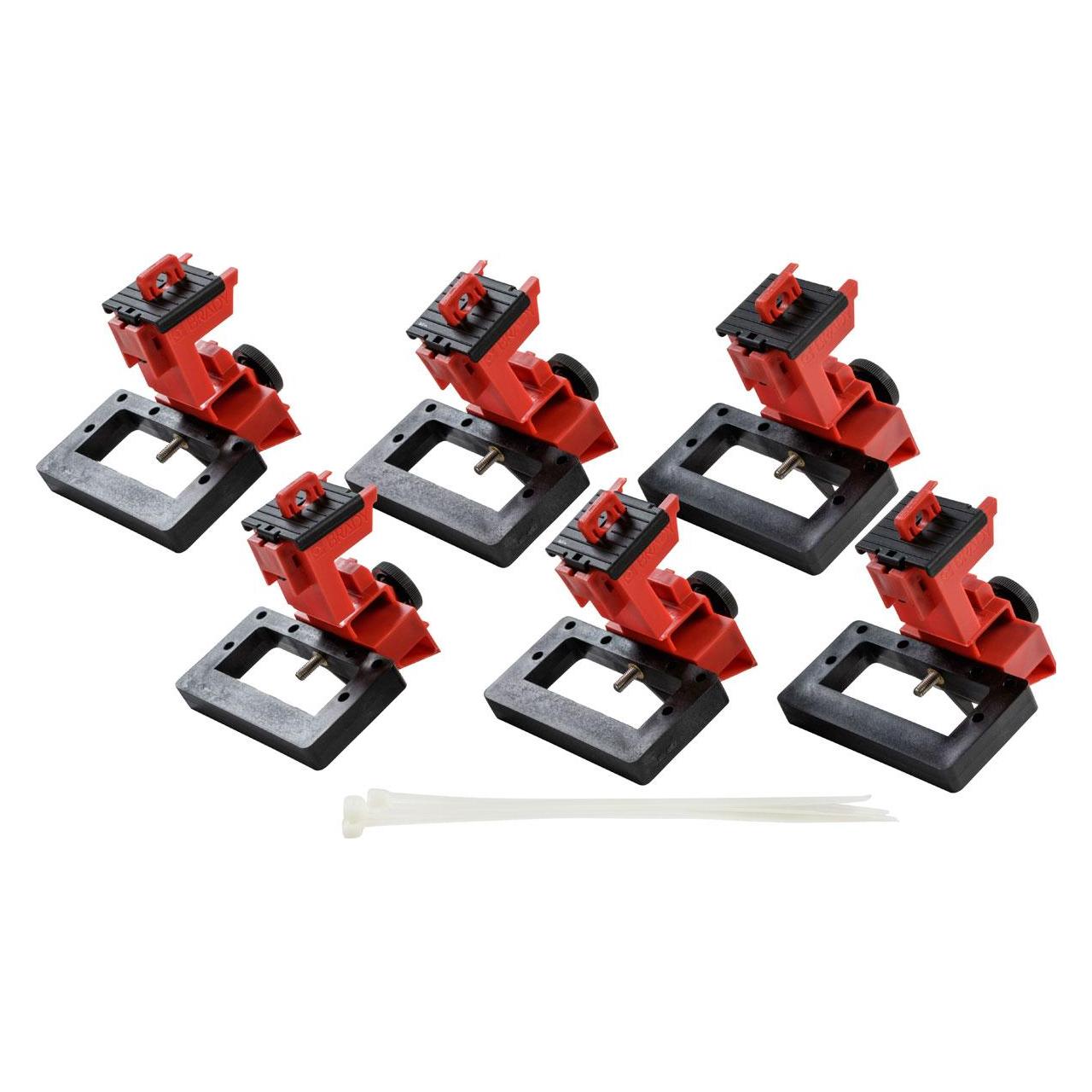 Brady TagLock CircuitBreaker LargeClamp-on 6pk (148691)